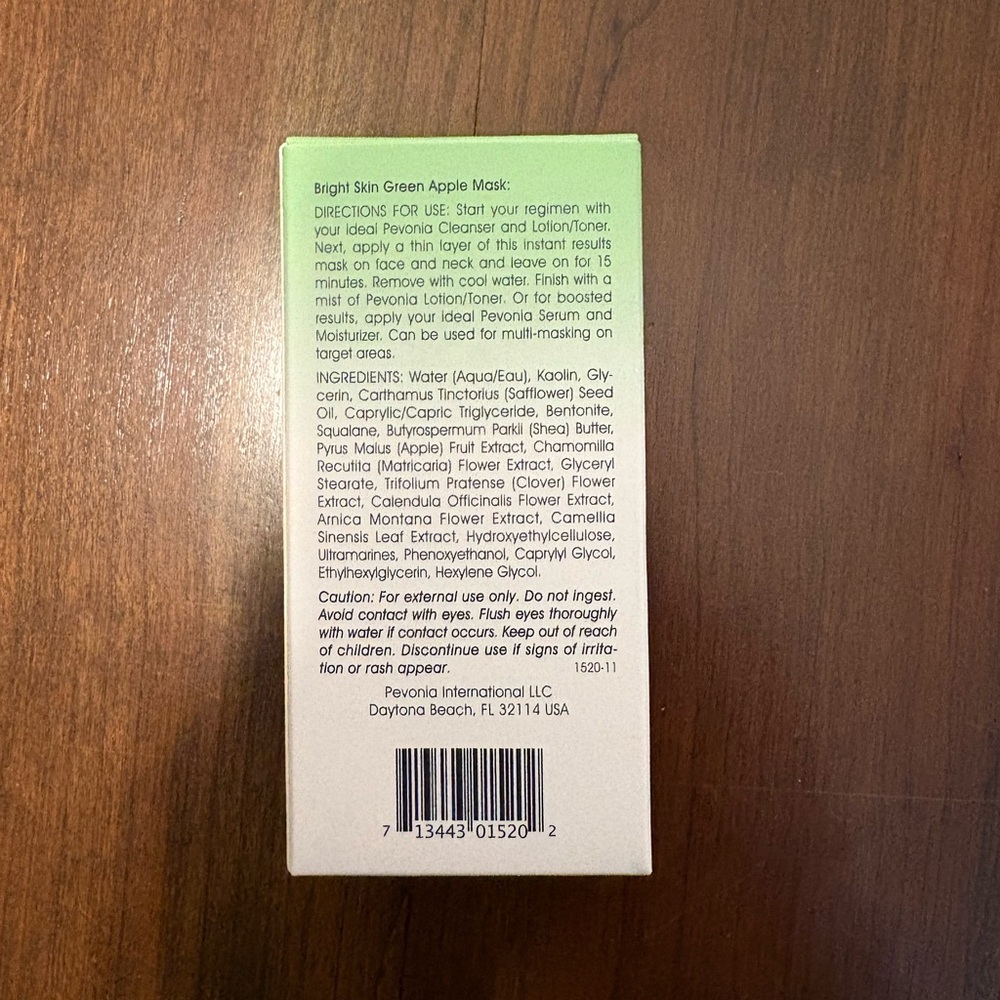 Pevonia Bright Skin Green Apple Mask - Picture 2 of 5